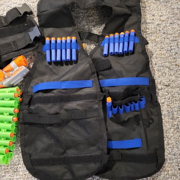 Soft Dart Tactical Vest & Accessories Belt Soft Dart Holder Scope - Picture 2 of 5